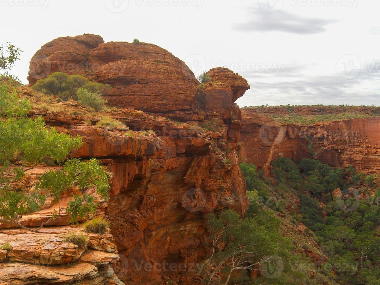 panorama- se av kungar kanjon, central Australien, nordlig territorium, Australien foto