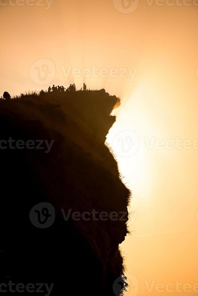 se av phu chee fah berg på chiang rai, thailand foto