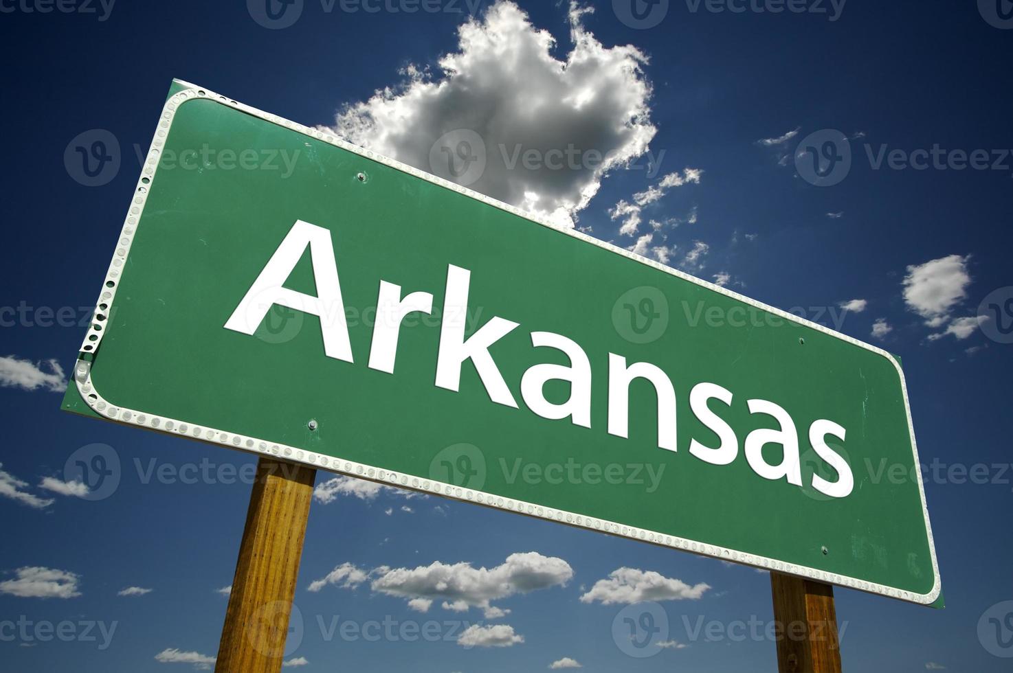 Arkansas väg tecken foto