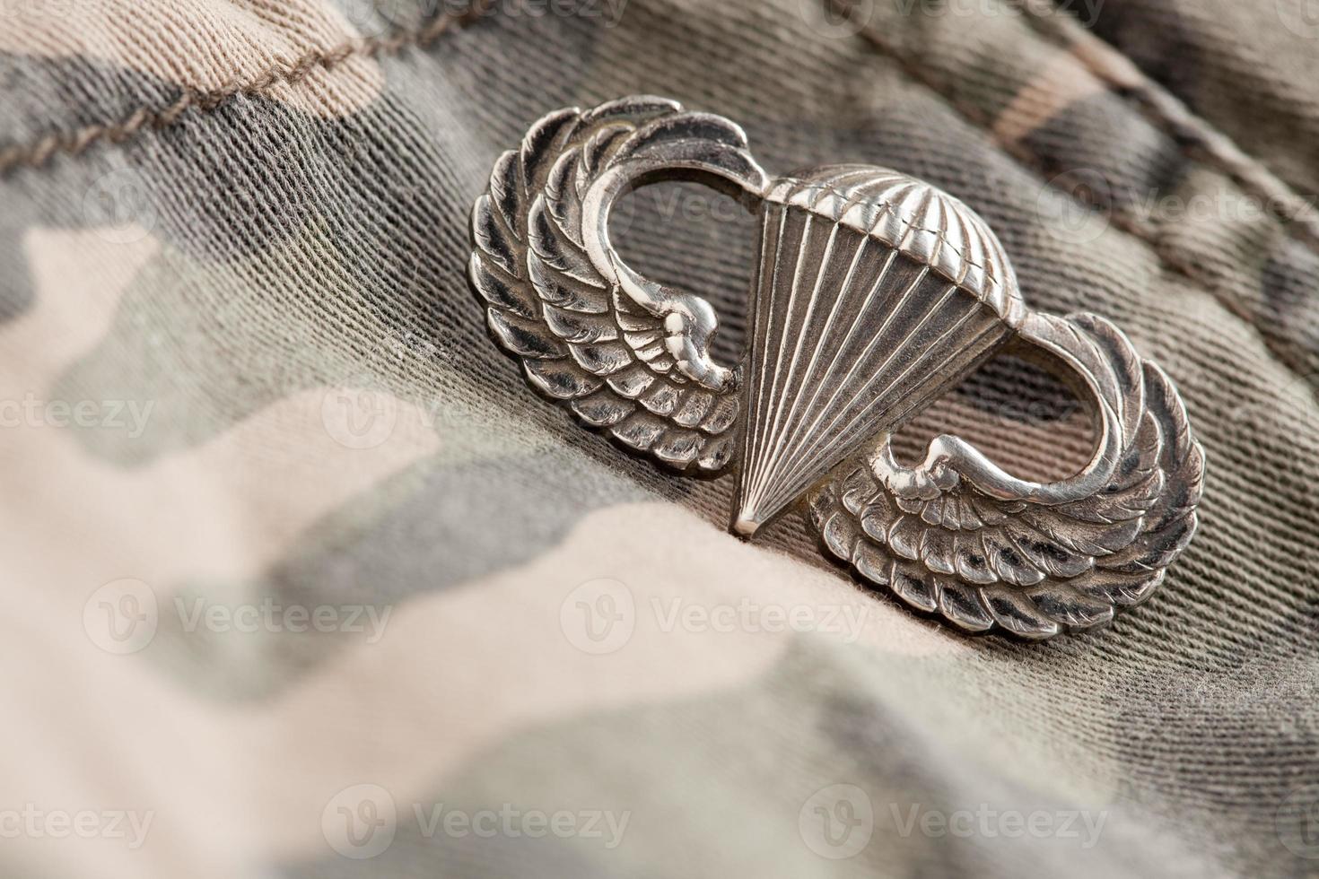 Fallskärmsjägare krig medalj foto