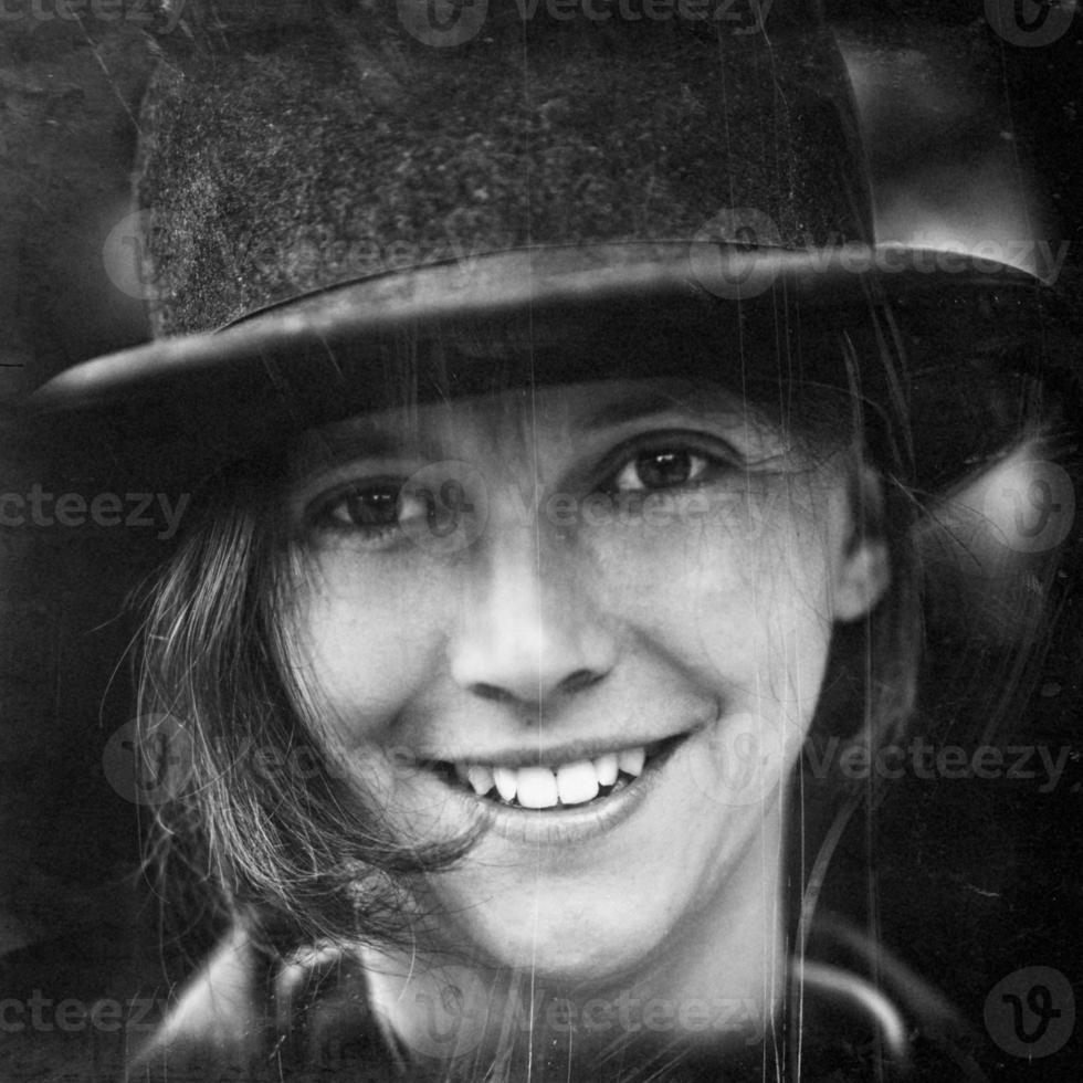 kvinna tycka om charlie Chaplin foto