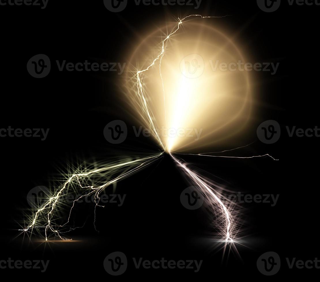 digital tolkning energisk lampor elektrisk bakgrund foto