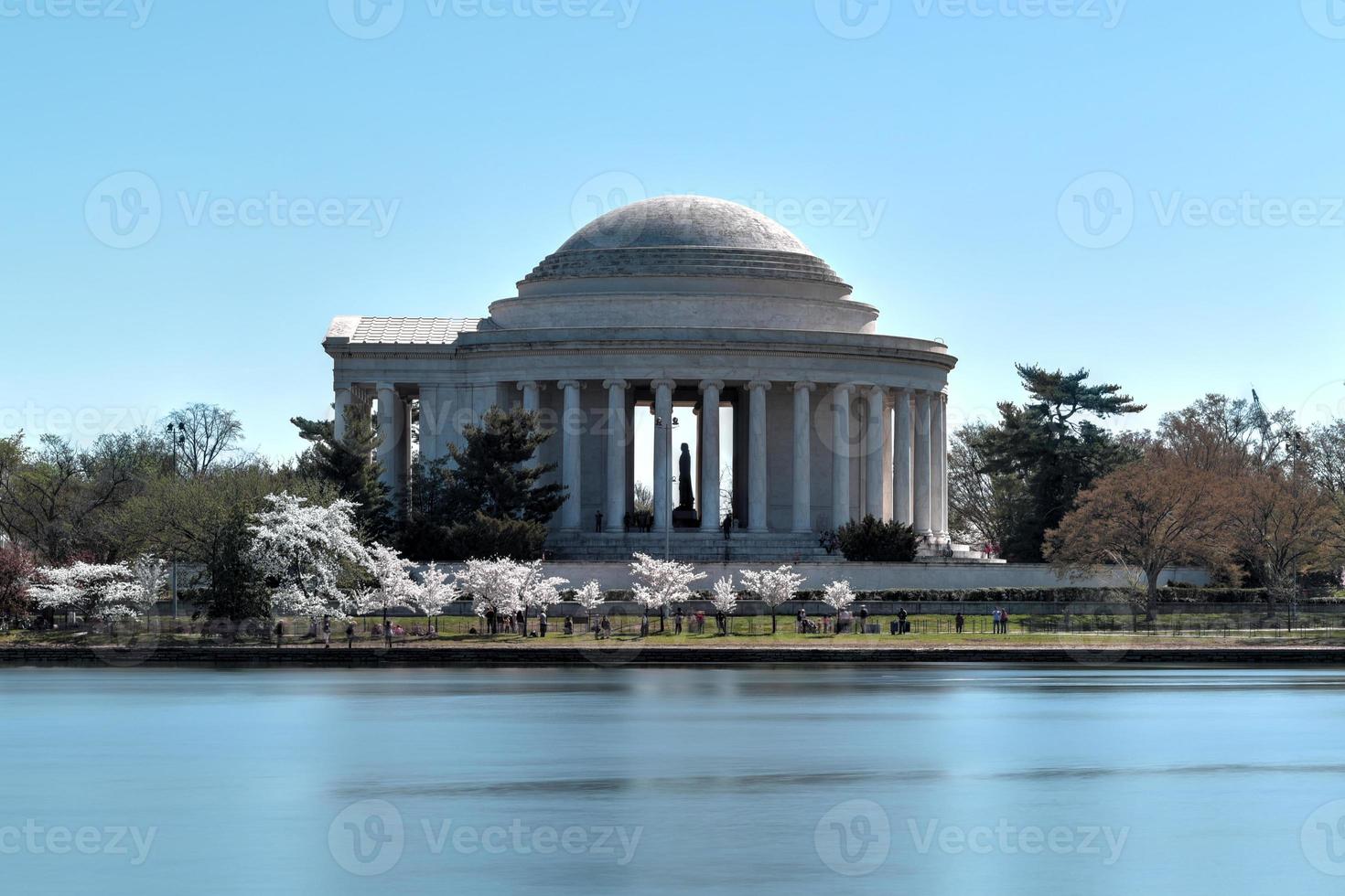 Jefferson minnesmärke - Washington likström foto