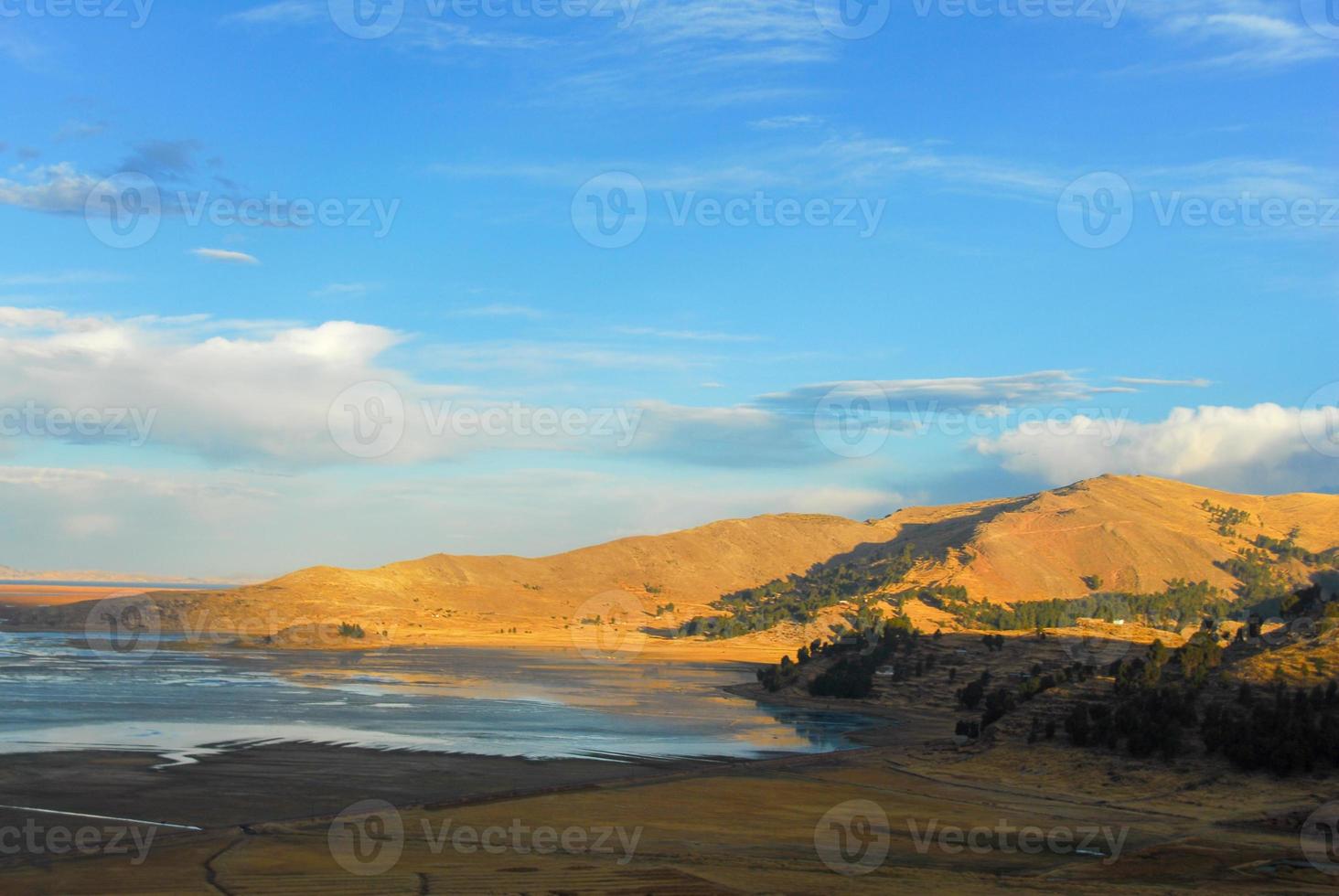 helig dal av de inkaor. kusco till puno, peru. foto