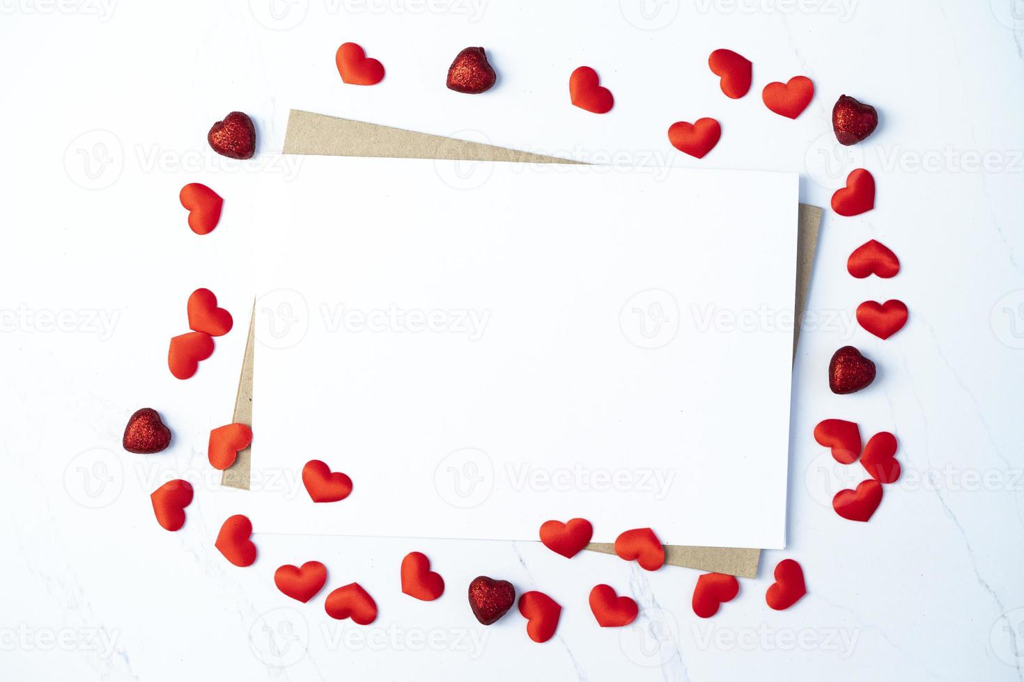 attrapp för en brev eller en bröllop inbjudan foto