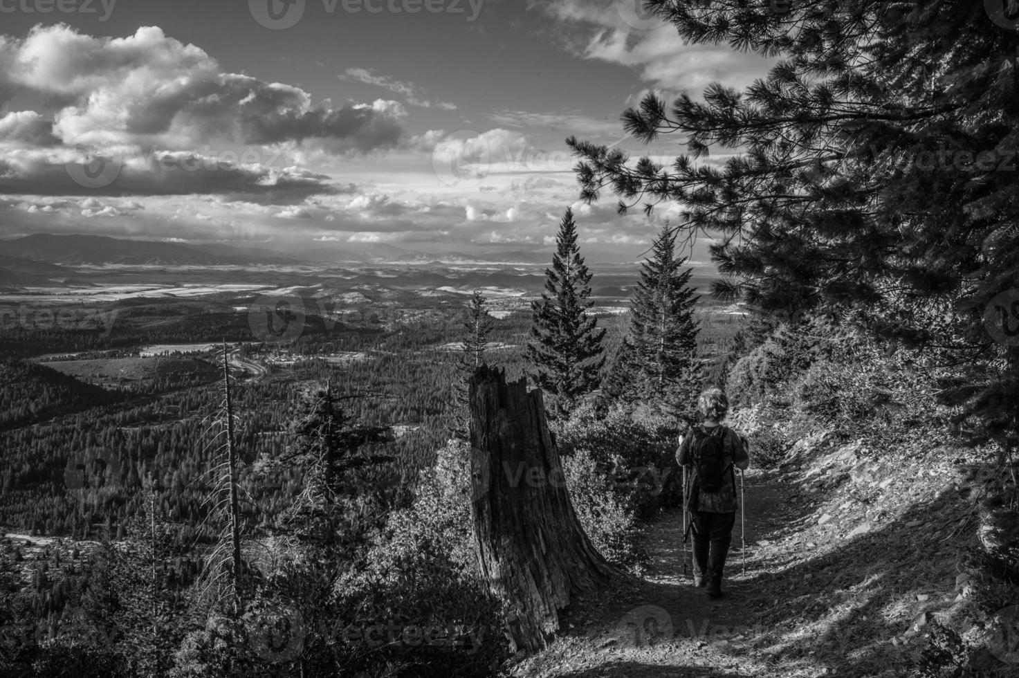 svart butte spår foto