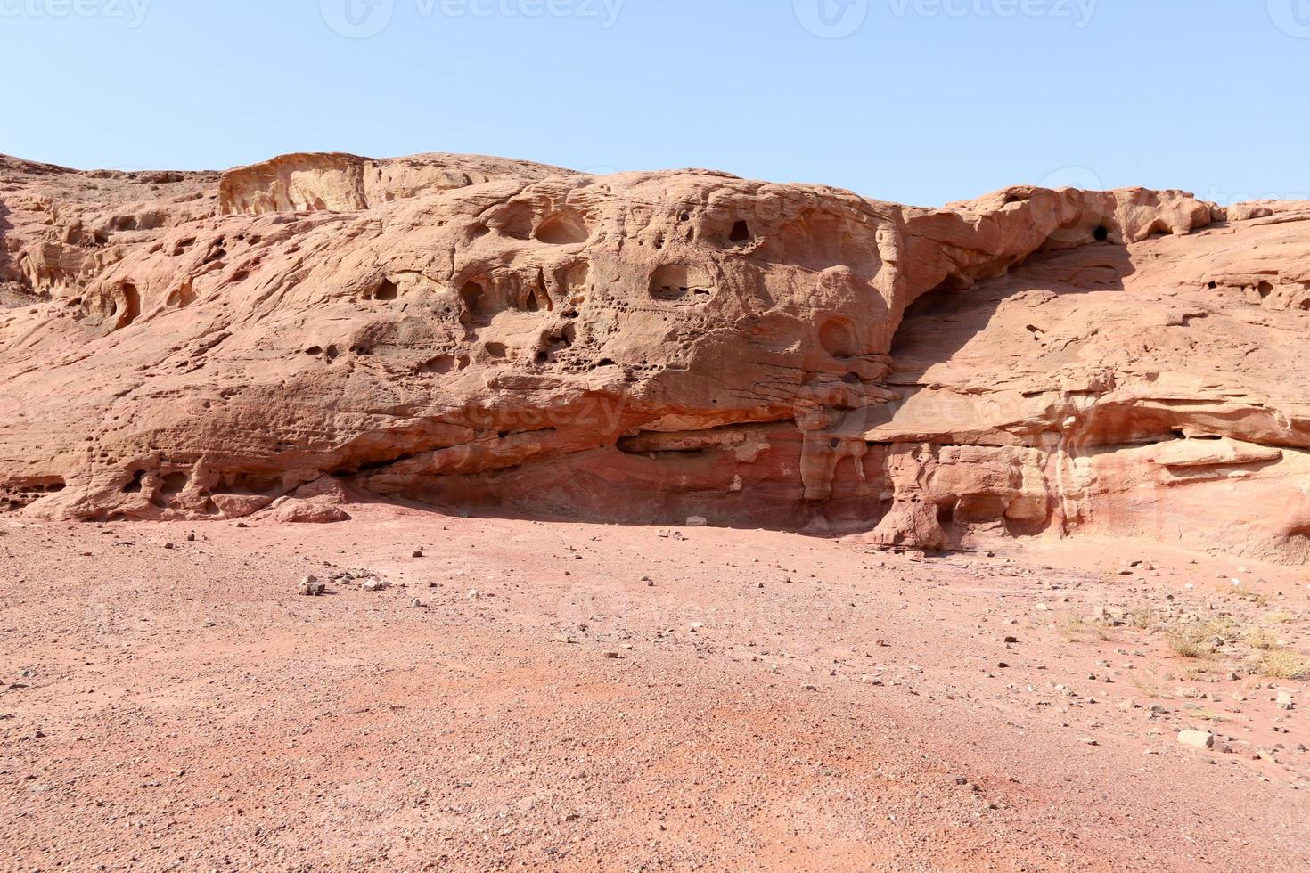 de negev är en öken- i de mitten öster, belägen i de söder av israel. foto