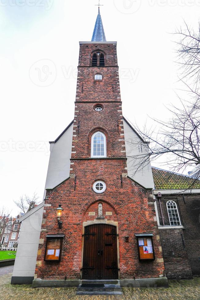 engelsk reformera kyrka i begijnhof, amsterdam foto