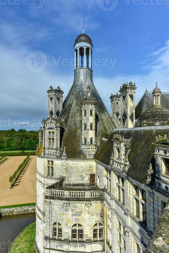 slott de chambord, de största slott i de loire dal. en unesco värld arv webbplats i Frankrike. byggd i de xvi århundrade, den är nu en fast egendom av de franska stat foto