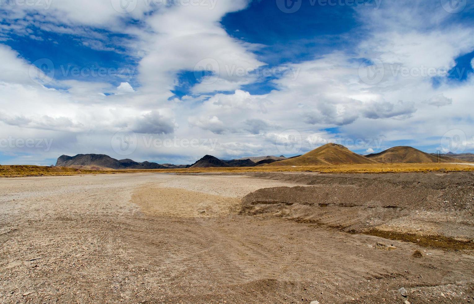 se längs de cusco-puno väg, peru foto