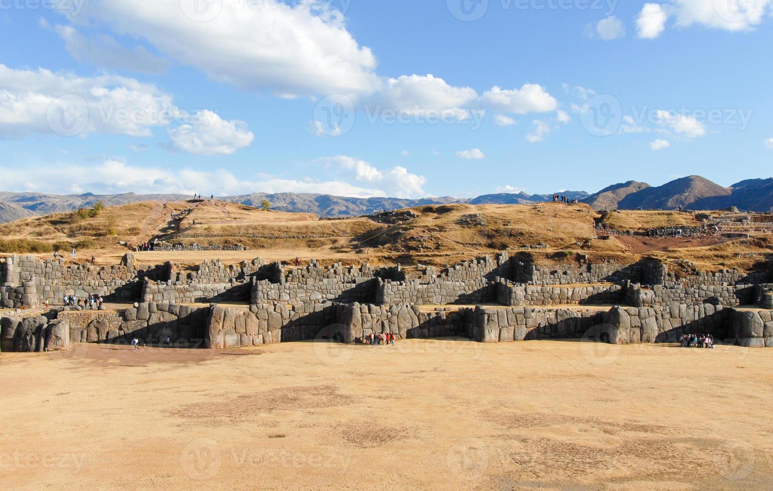 sacsayhuaman, helig dal av de incas foto