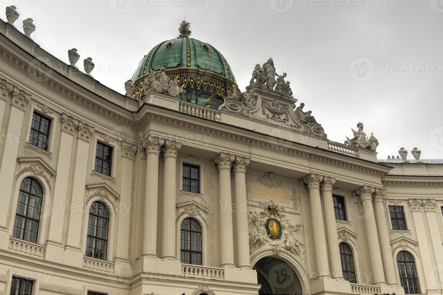 hofburg palats - Wien, österrike foto