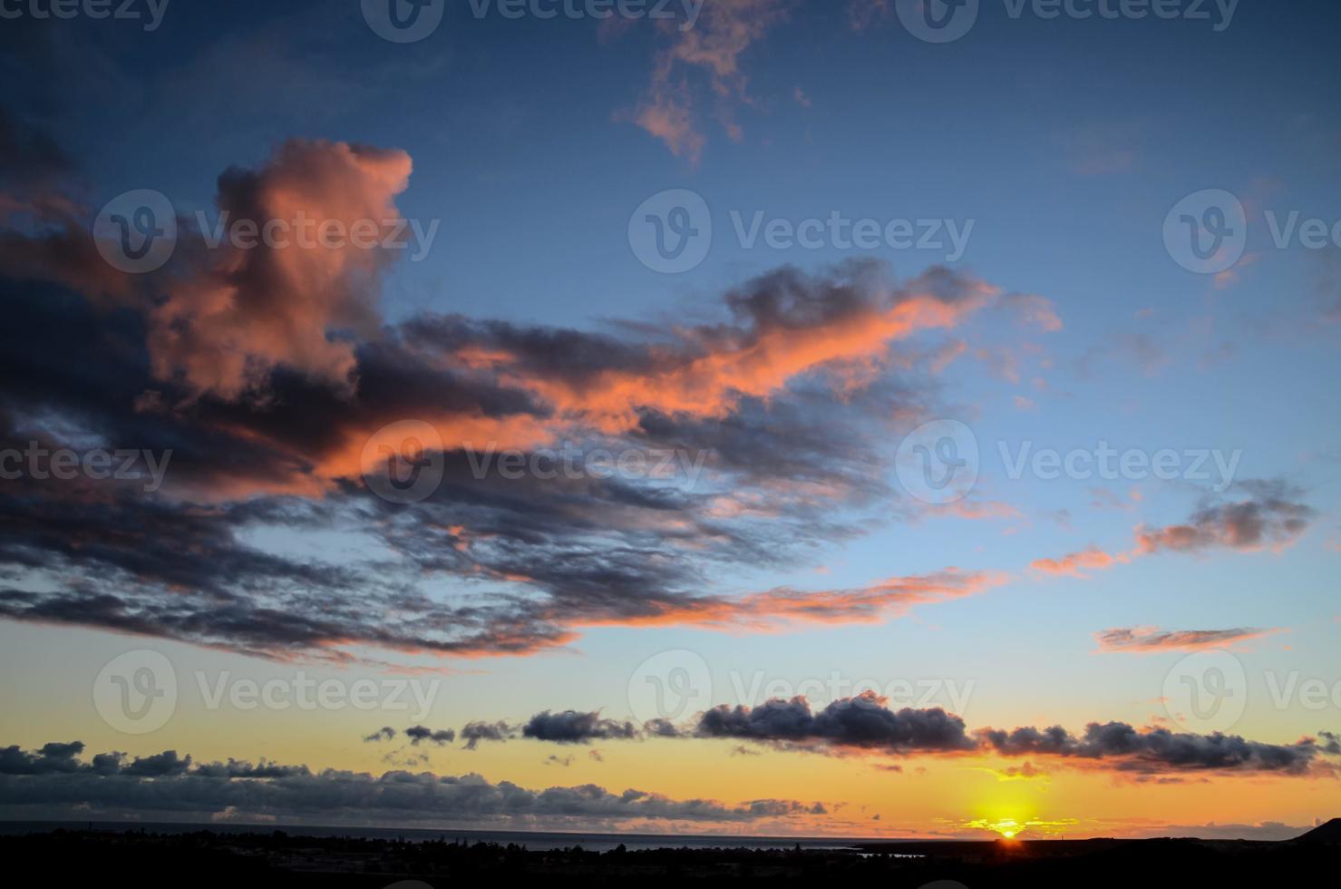 se av de solnedgång foto