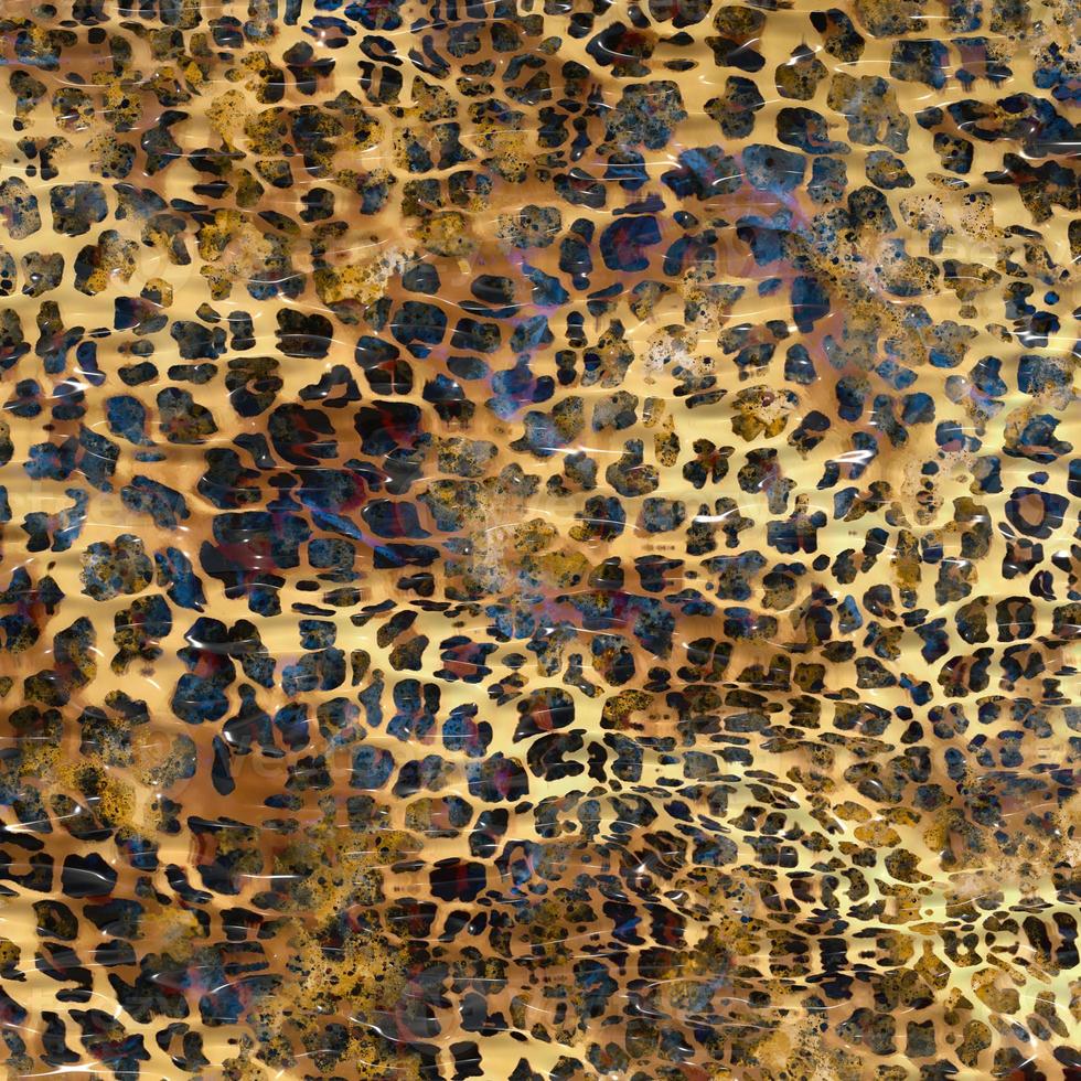 leopard hud mönster abstrakt stil, textil och mode tyg, vintage stil konsistens, djur hud bakgrund, leopard designad textil- skriva ut mönster, abstrakt leopard textur design foto