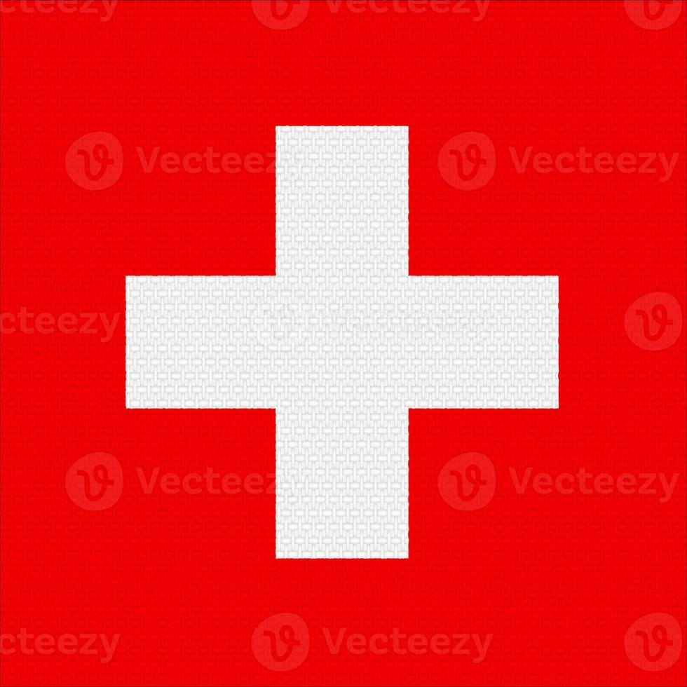 schweiz flagga på en texturerad bakgrund. konceptuell collage. foto