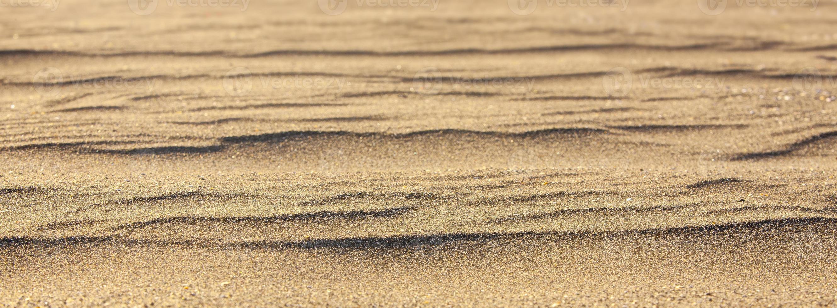 gul sand närbild som textur. selektiv fokus foto