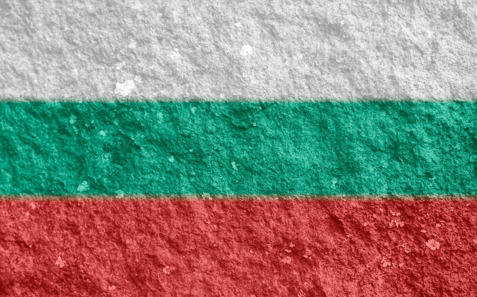 bulgarian flagga textur som en bakgrund foto