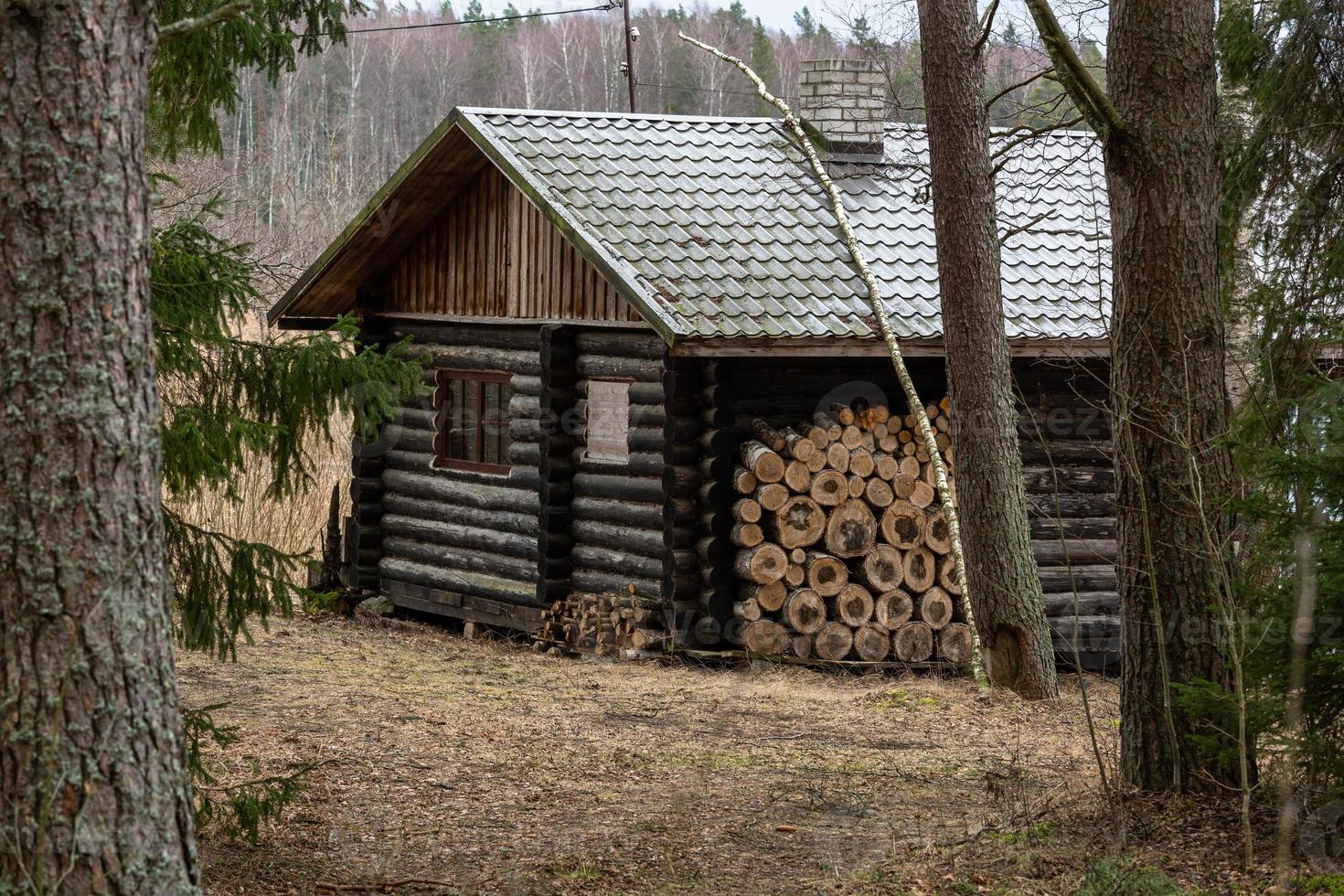 gammal Land hus foto