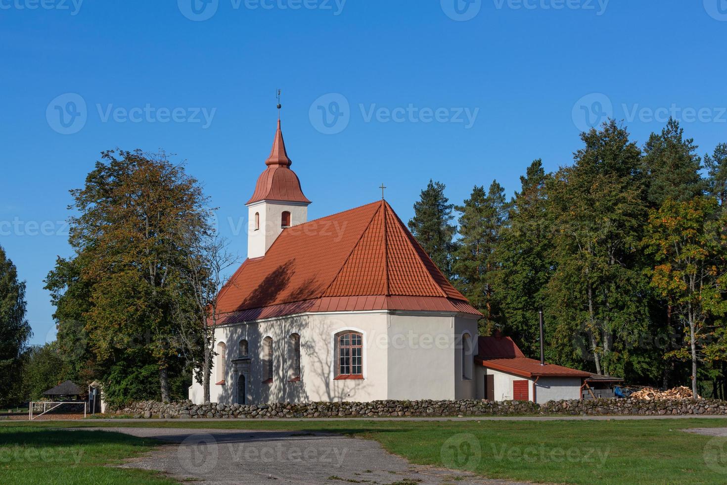 luthersk kyrkor i de baltic stater foto