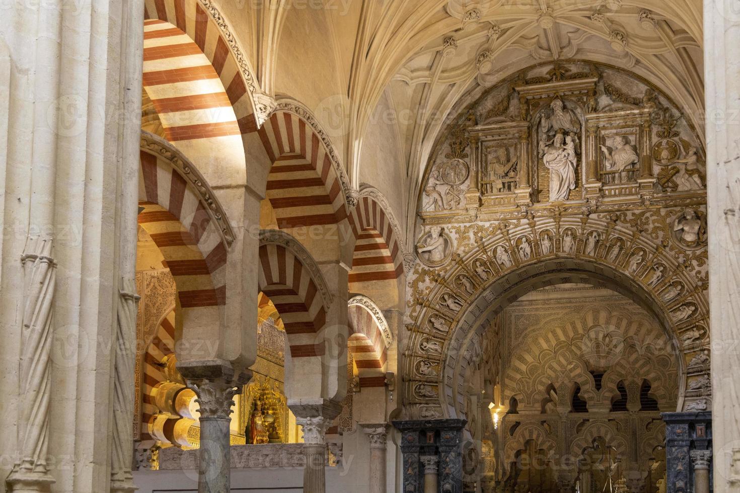 funktioner av cordoba mezquita foto