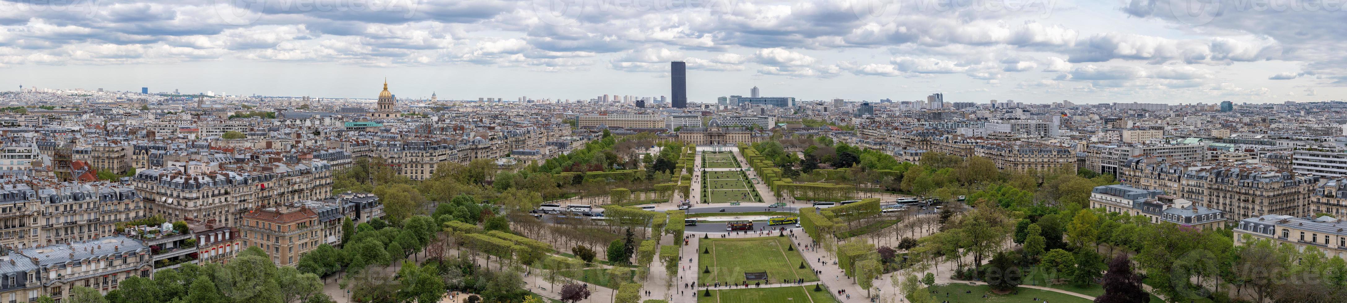 paris stadsbild antenn se panorama foto