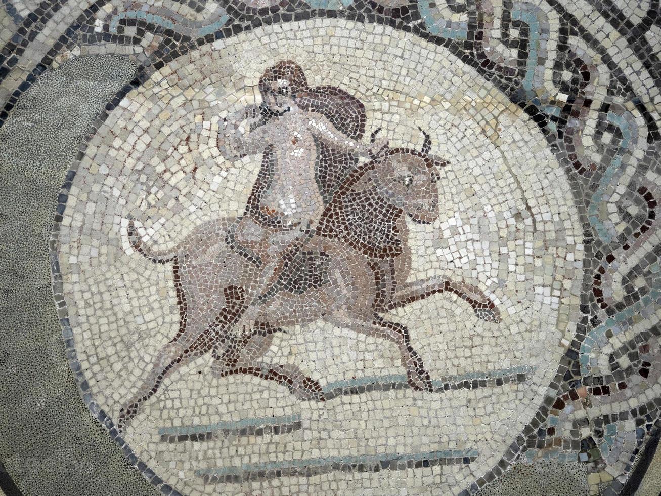 gammal roman mosaik- i österrike foto