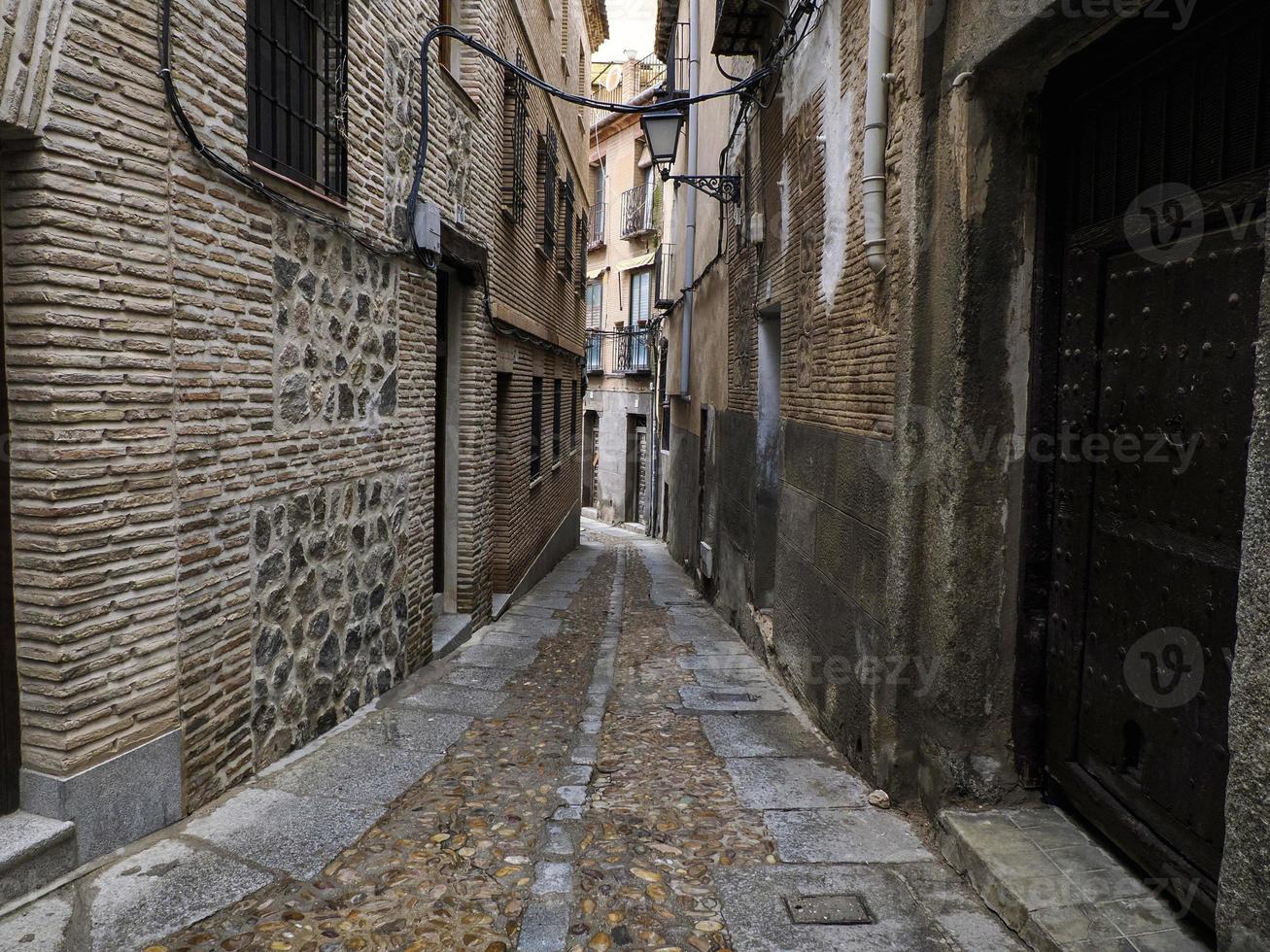 toledo medeltida gammal stad, Spanien foto