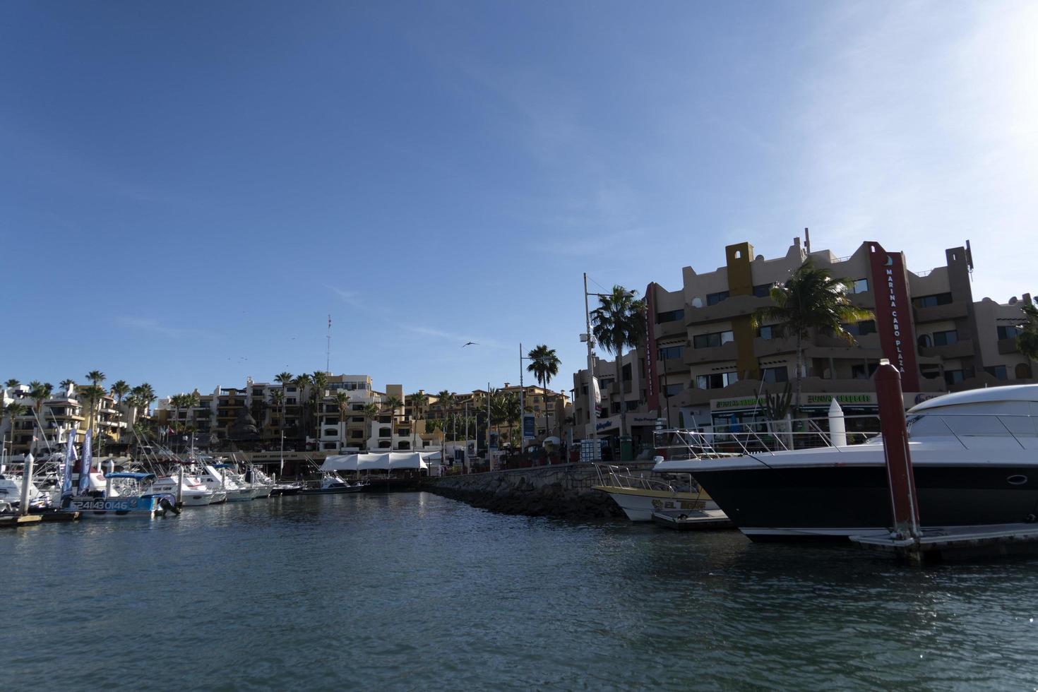 cabo san lucas, mexico - februari 1 2019 - turist i vatten aktiviteter foto