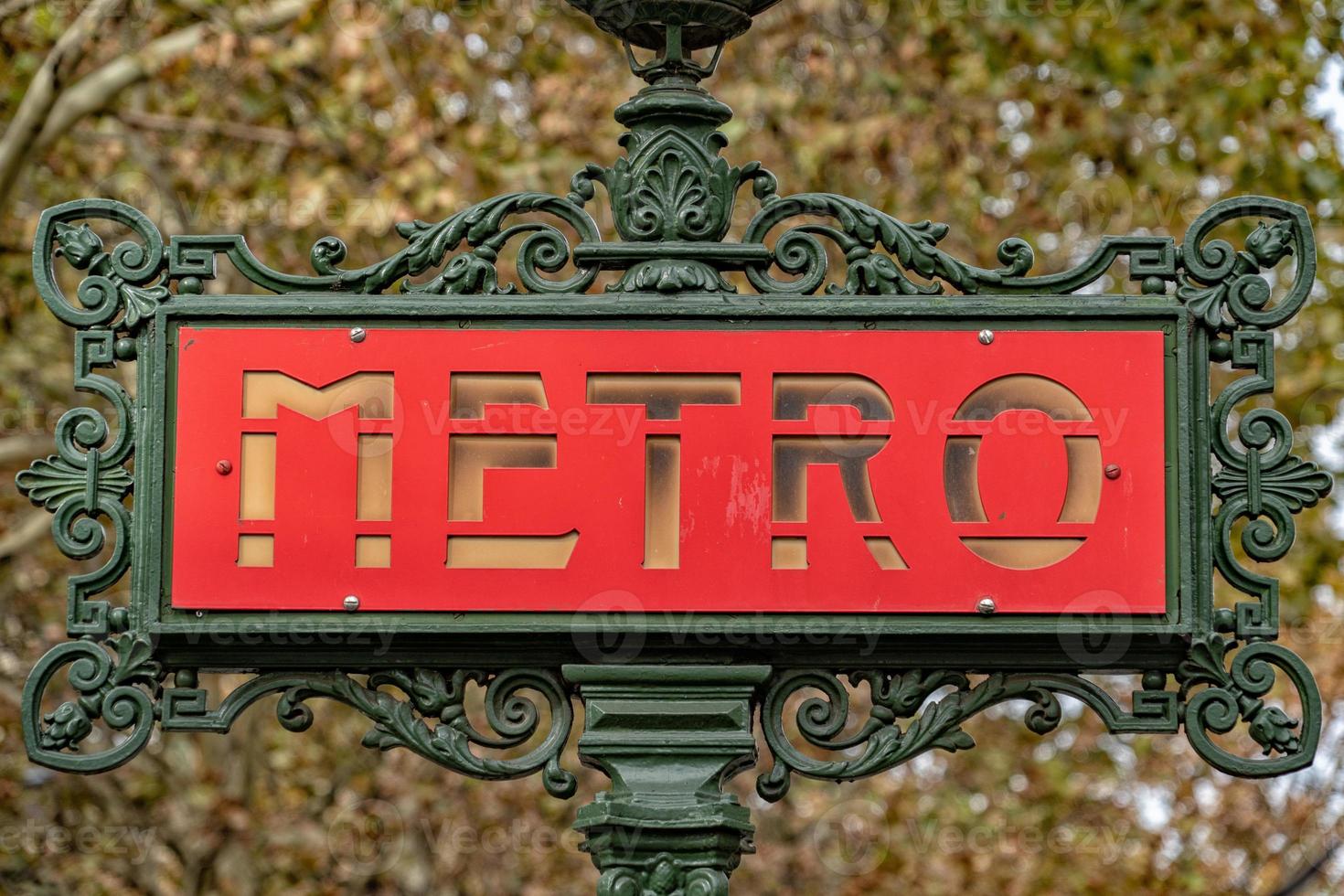 paris metro metropolitan tecken frihet stil foto