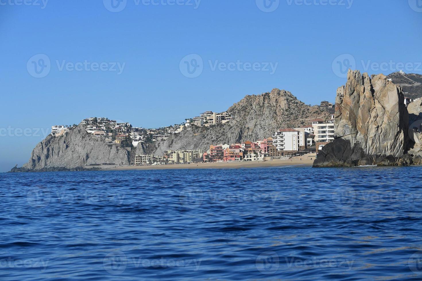 cabo san Lucas se från pacific hav foto