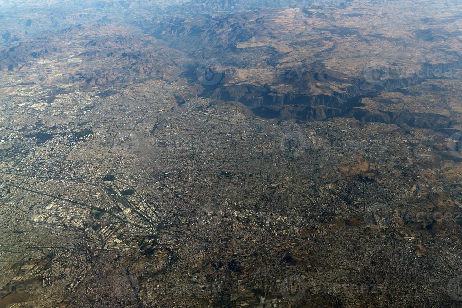 mexico guadalajara stad antenn se panorama landskap foto