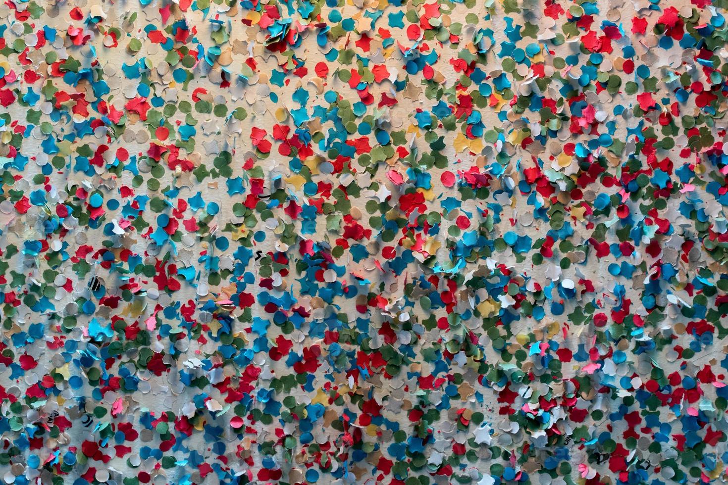 naturlig konfetti bakgrund mång Färg foto