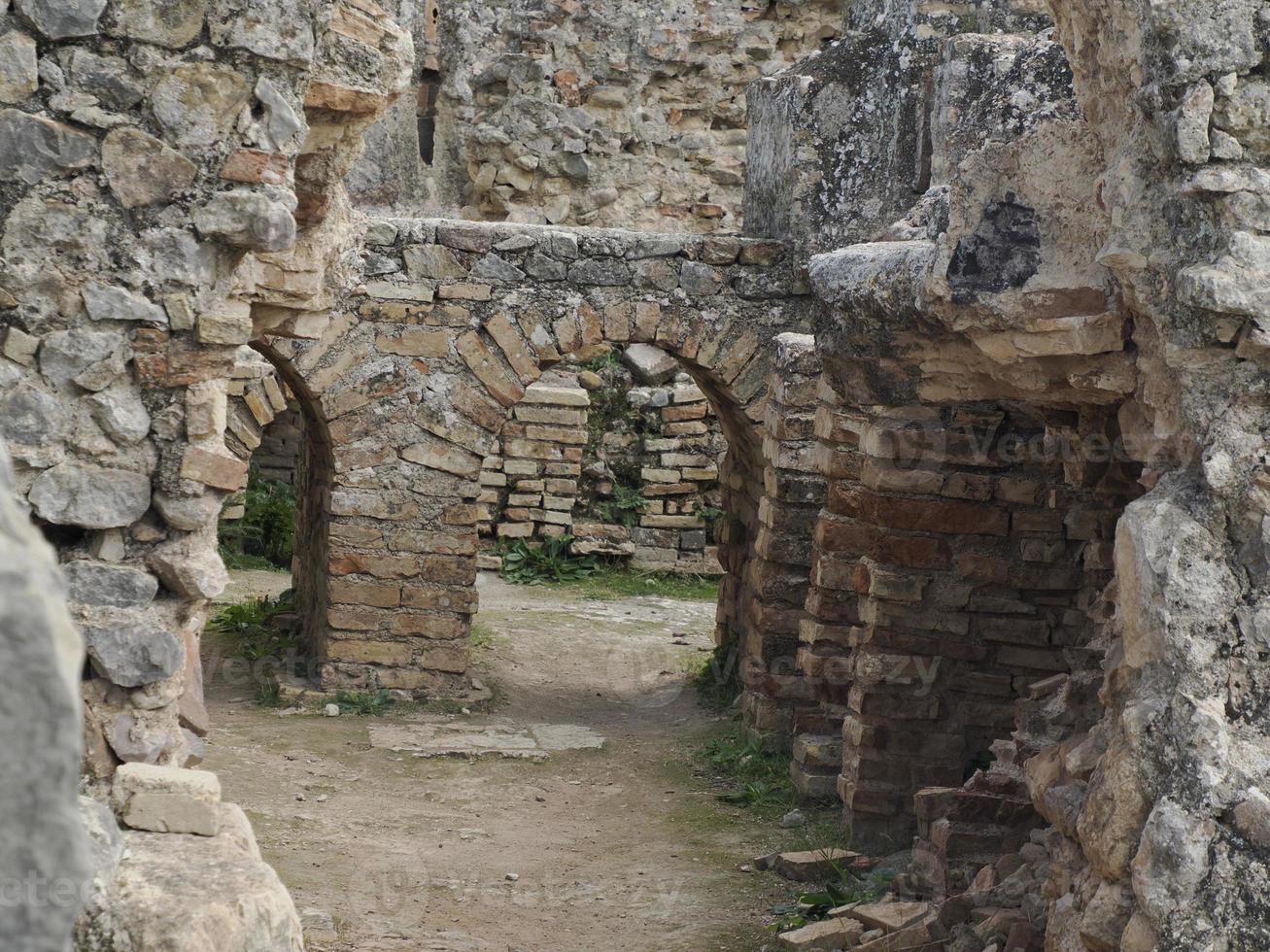 volubilis roman ruiner i marocko- bäst bevarade roman ruiner belägen mellan de kejserlig städer av fez och meknes foto