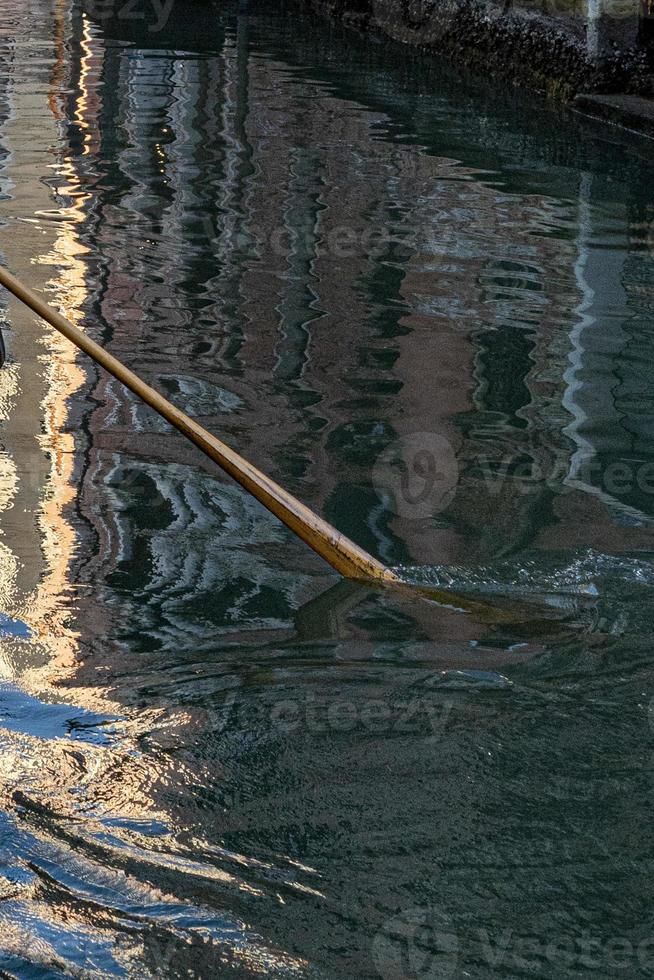 gondol i Venedig detalj foto