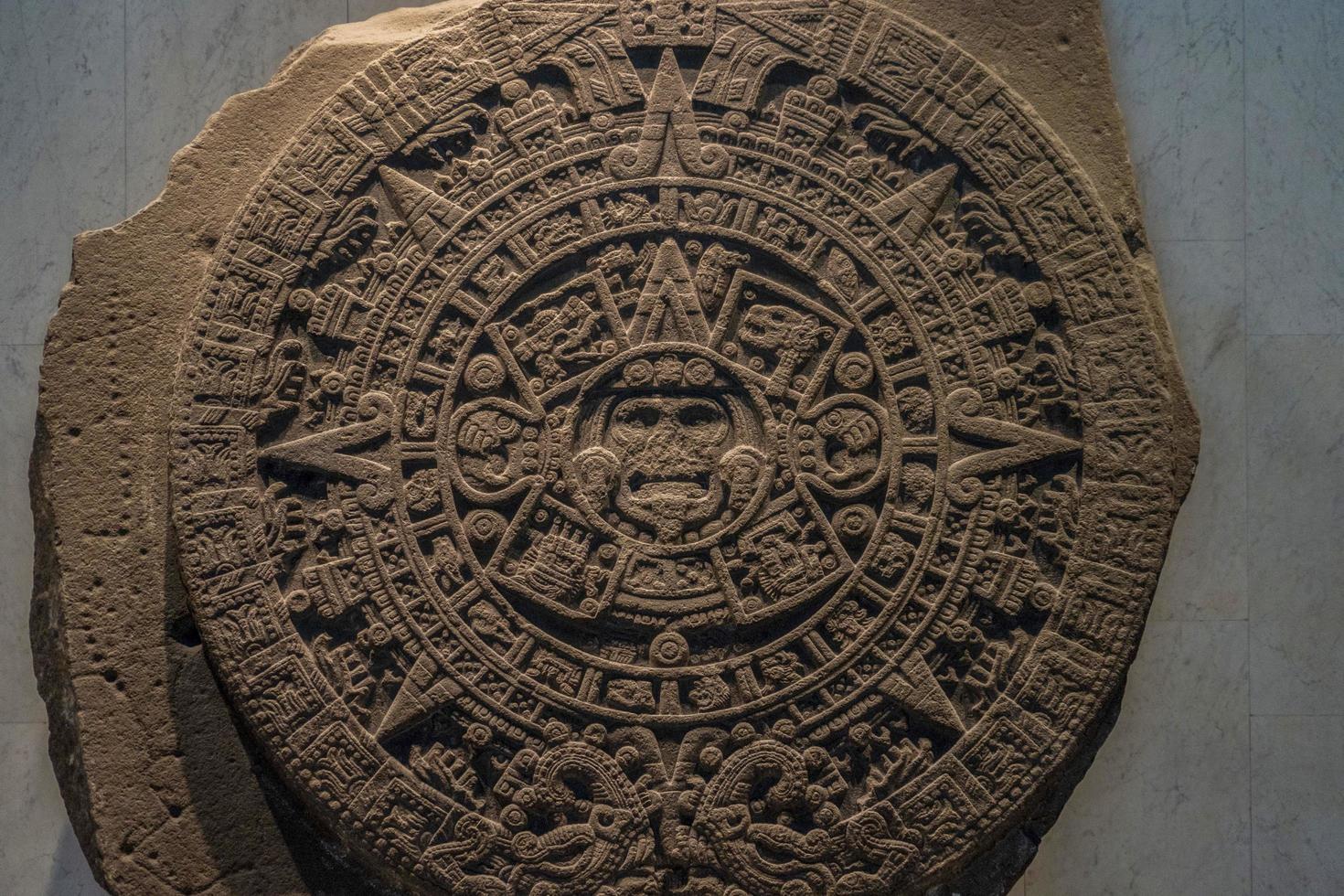 mexico stad, mexico - januari 31 2019 - mexico stad antropologi museum foto