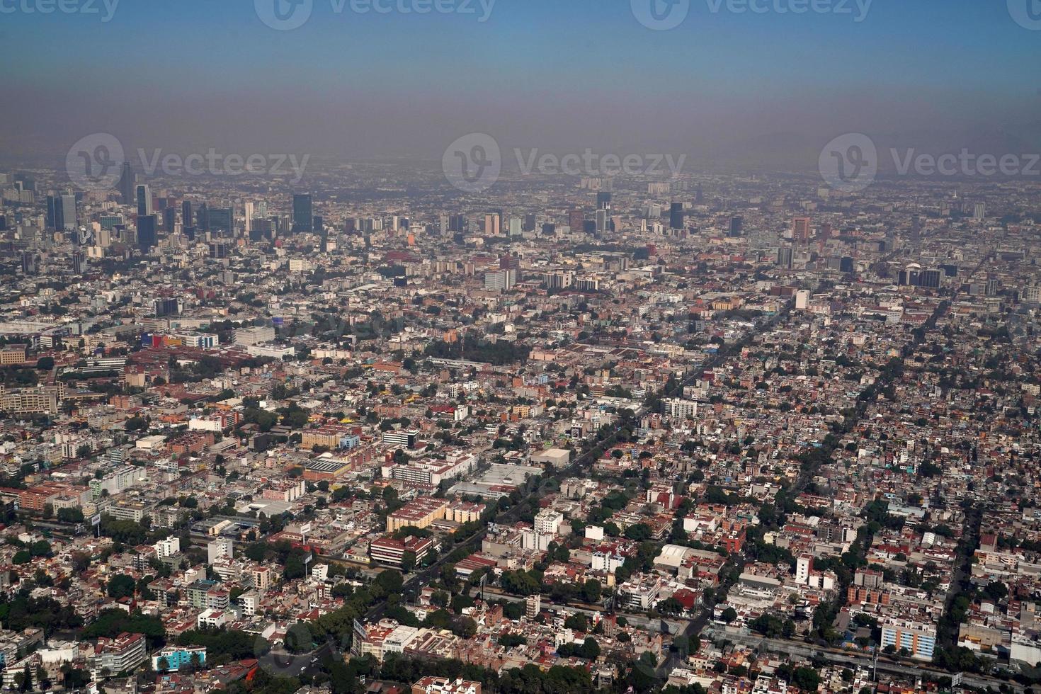 mexico stad antenn se stadsbild panorama foto