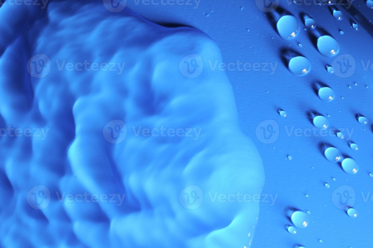 blå vattendroppar foto
