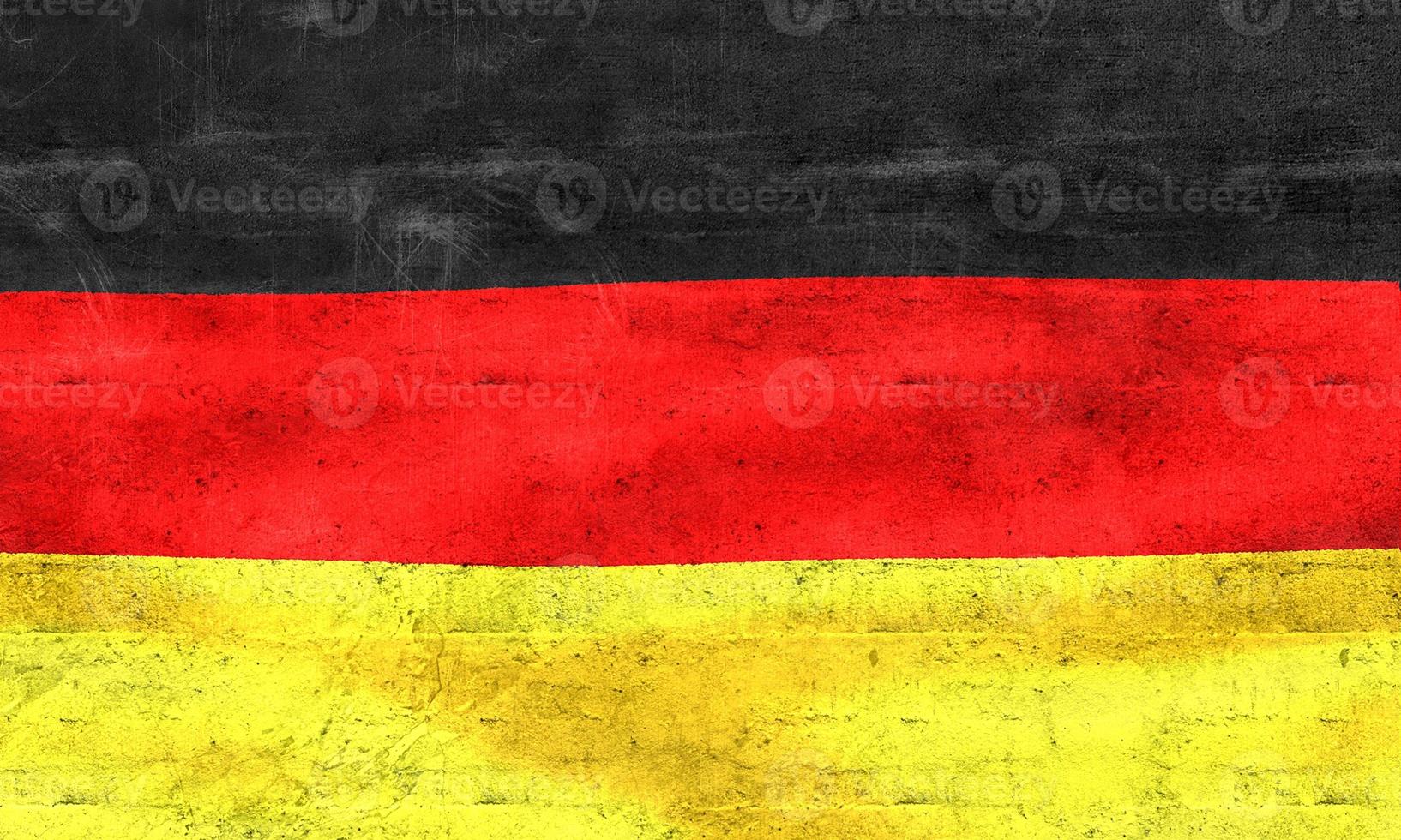 tyska flaggan - realistiskt viftande tygflagga foto
