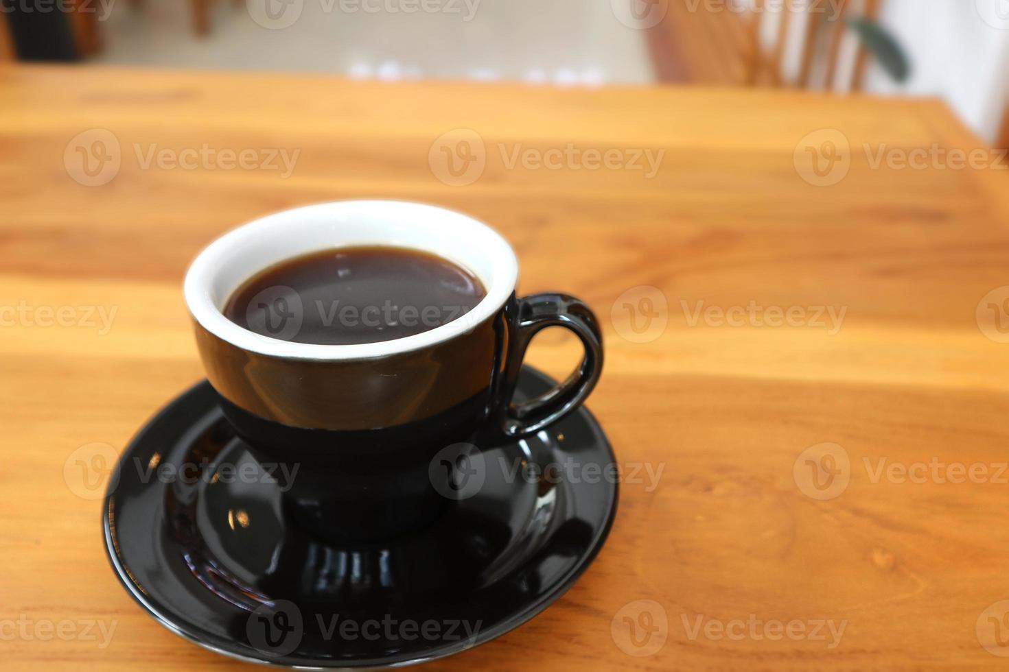 en glas av americano kaffe foto
