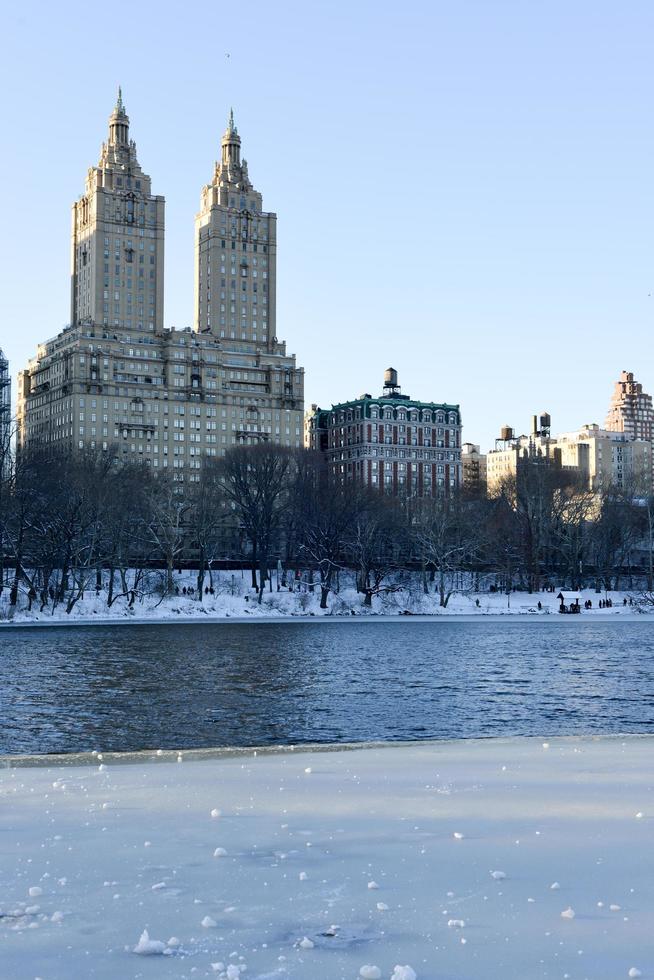 ny york stad lyx lägenheter, central parkera foto