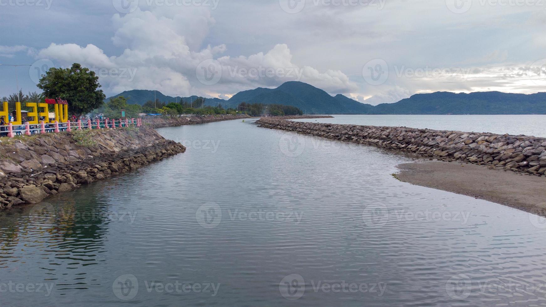 de se från de topp av ulee lheue strand foto