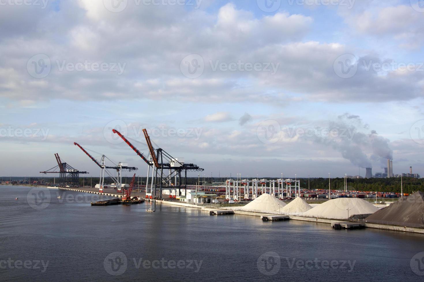 jackson stad hamn förbi st. johns flod foto