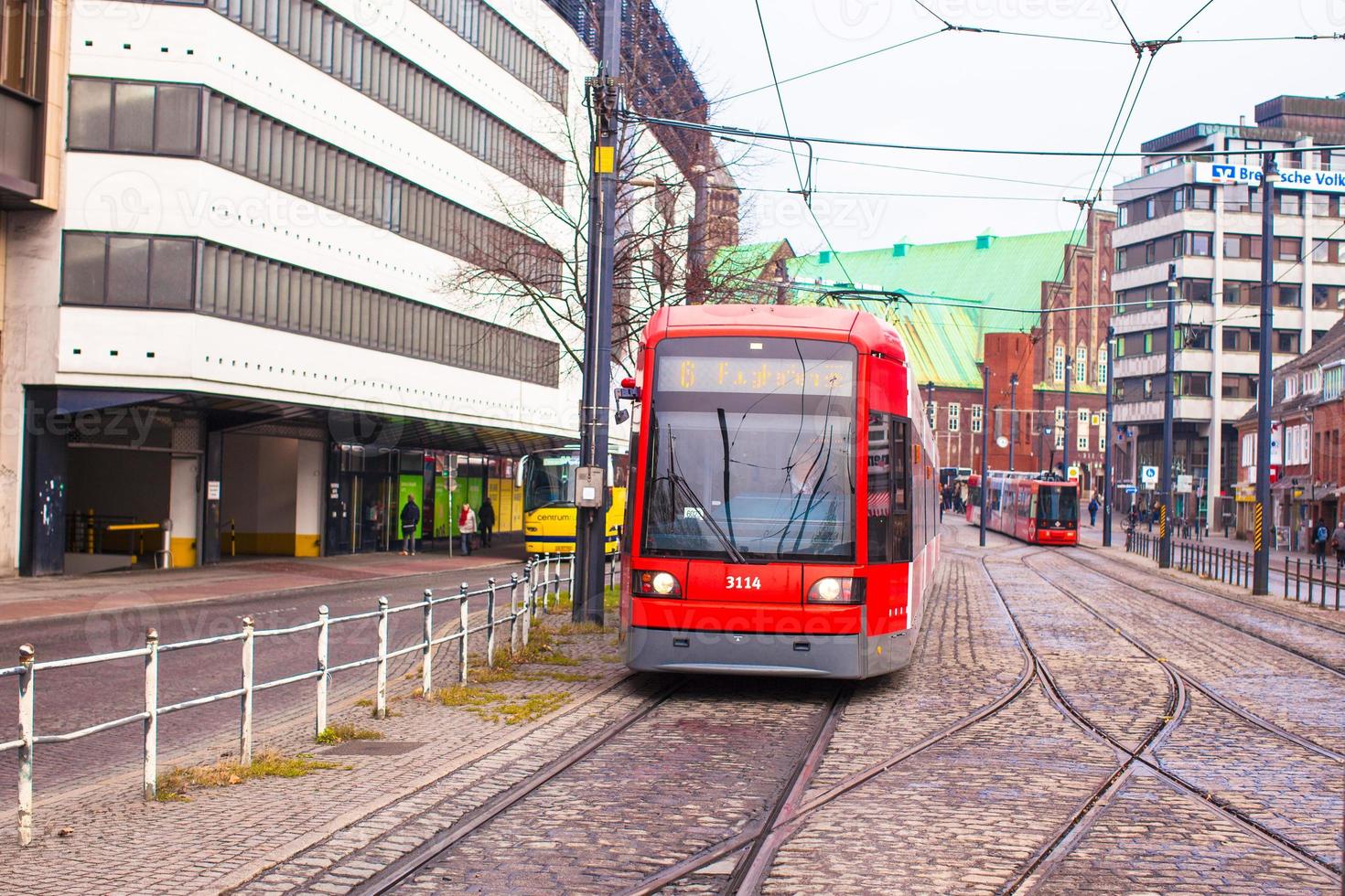 gammal distrikt i Bremen, Tyskland foto