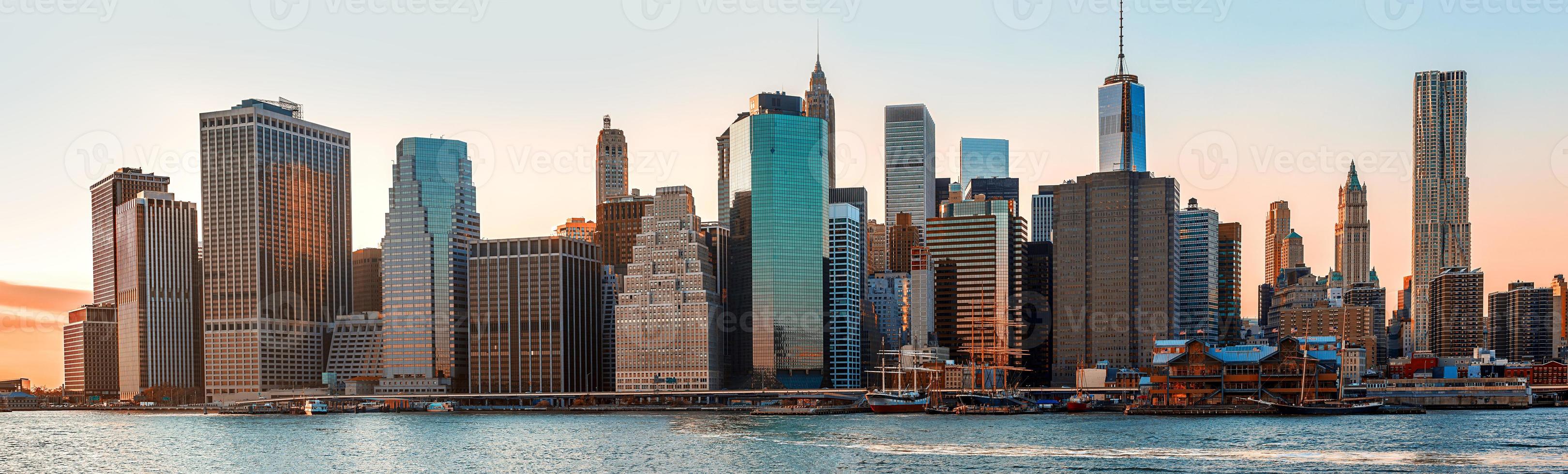 new york city skyline panorama foto