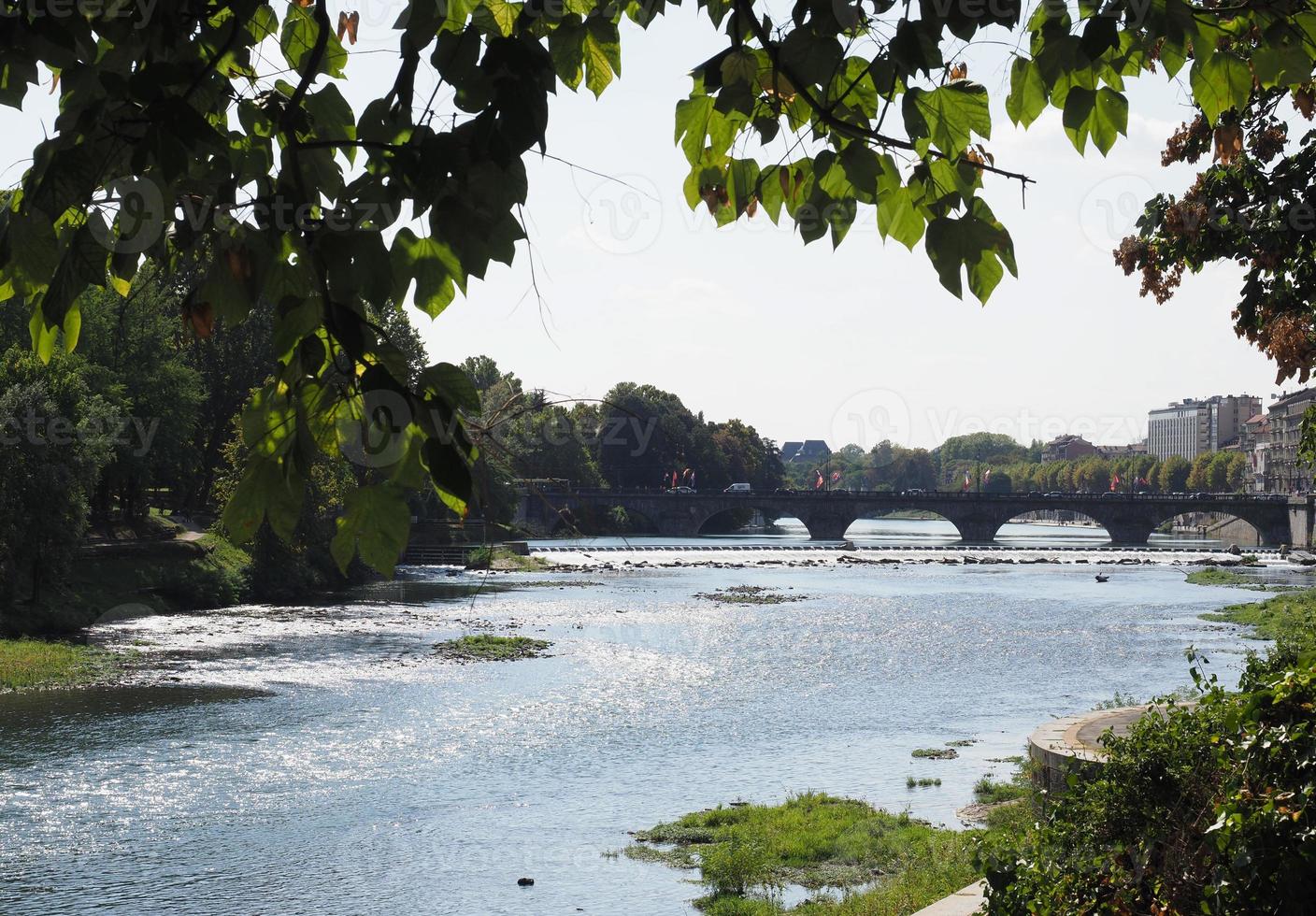 river po i turin foto