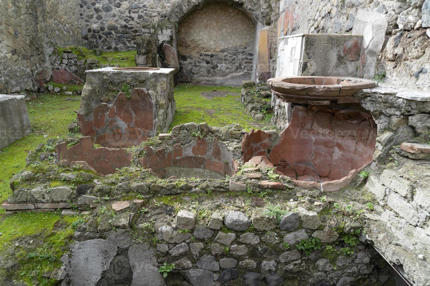 ercolano herculaneum gammal ruiner foto