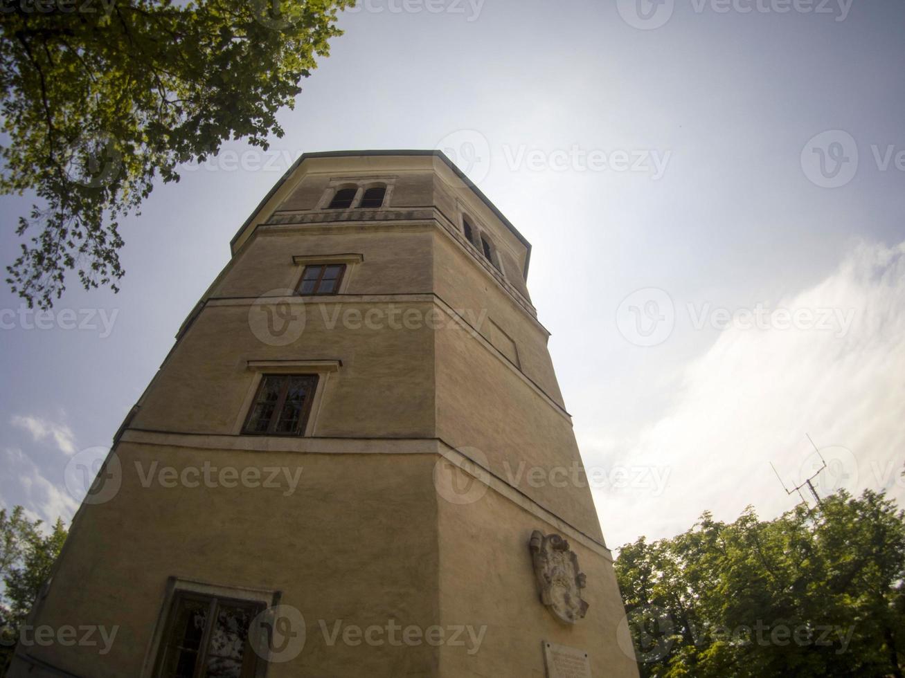 graz österrike historisk klocka torn foto