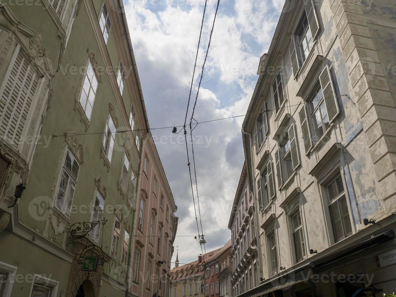 graz österrike historisk byggnader se foto