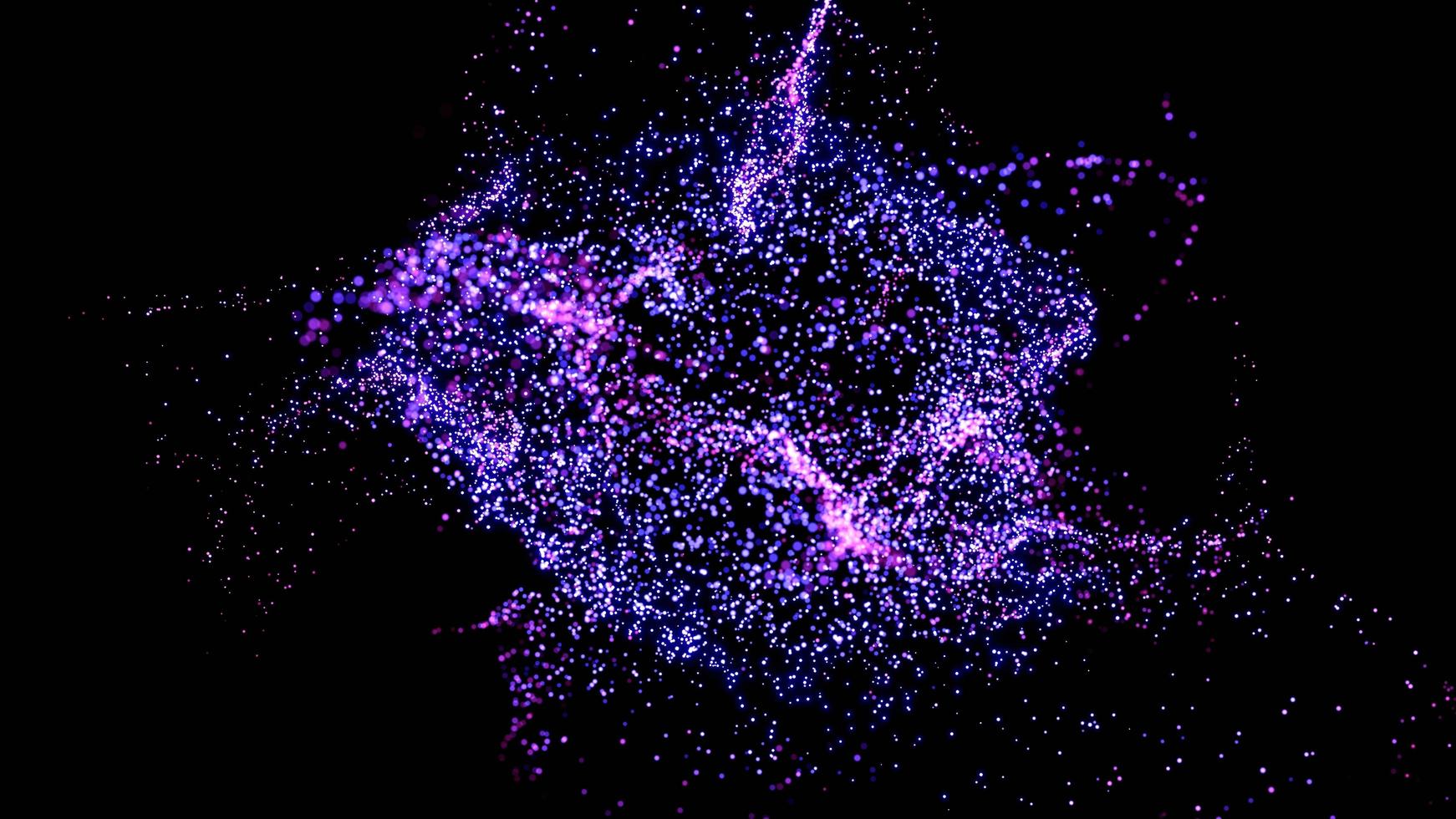 abstrakta partiklar 3d bakgrund foto