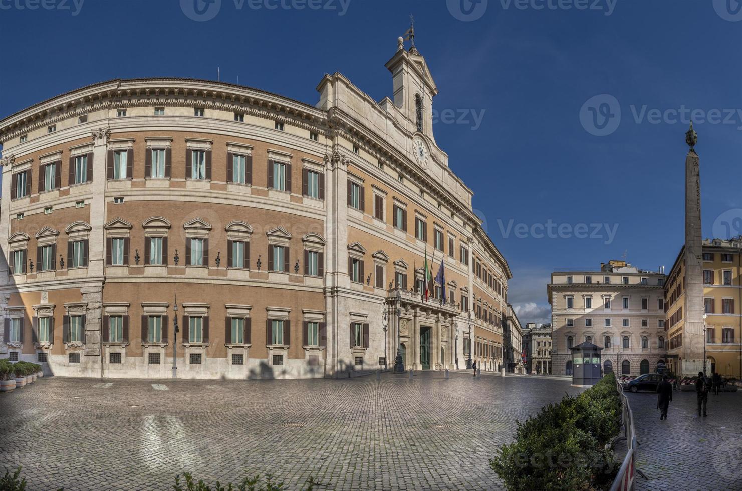 parlament byggnad montecitorio palats i rom foto